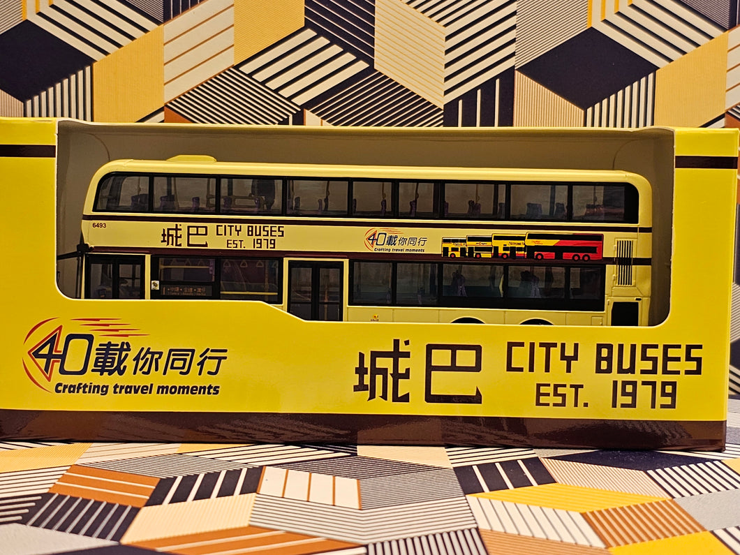 Citybus Dennis EnviroFacelift 12.8m 40th Anniversary 6493 Route:1