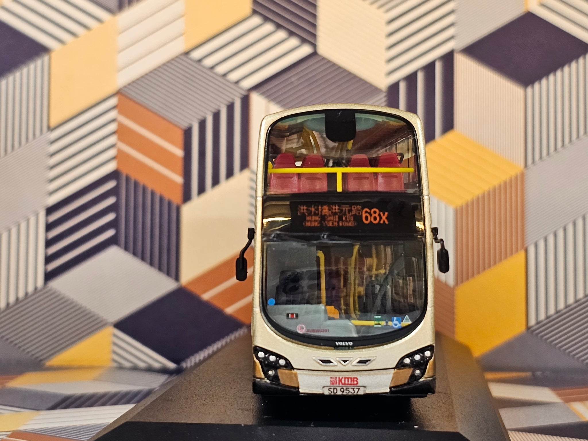 KMB Volvo B9TL 12m AVBWU291 Route: 68X – MSD BUS~ pre-owned bus model