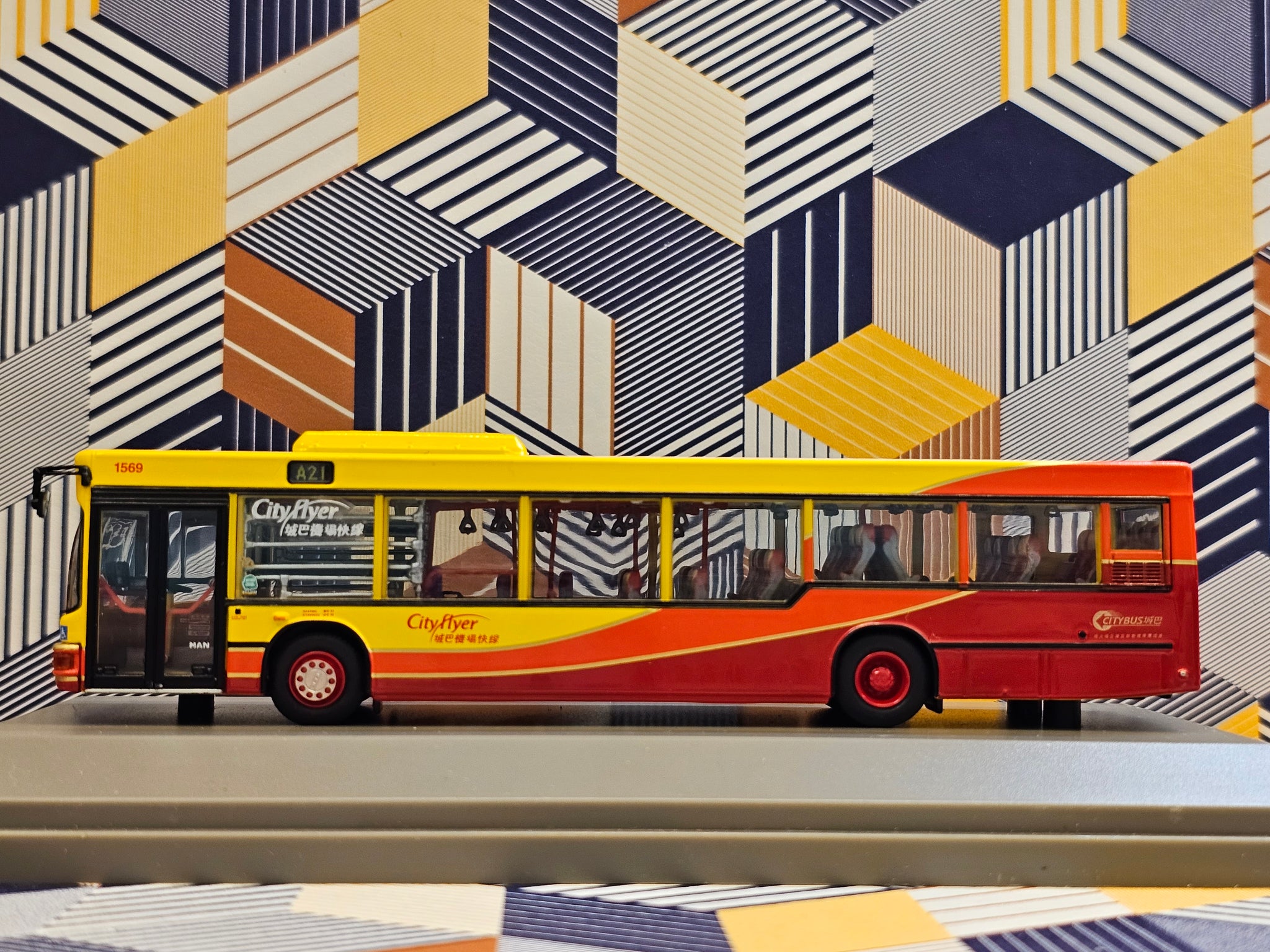 Citybus MAN NL262 11.7m 1569 Route: A21 