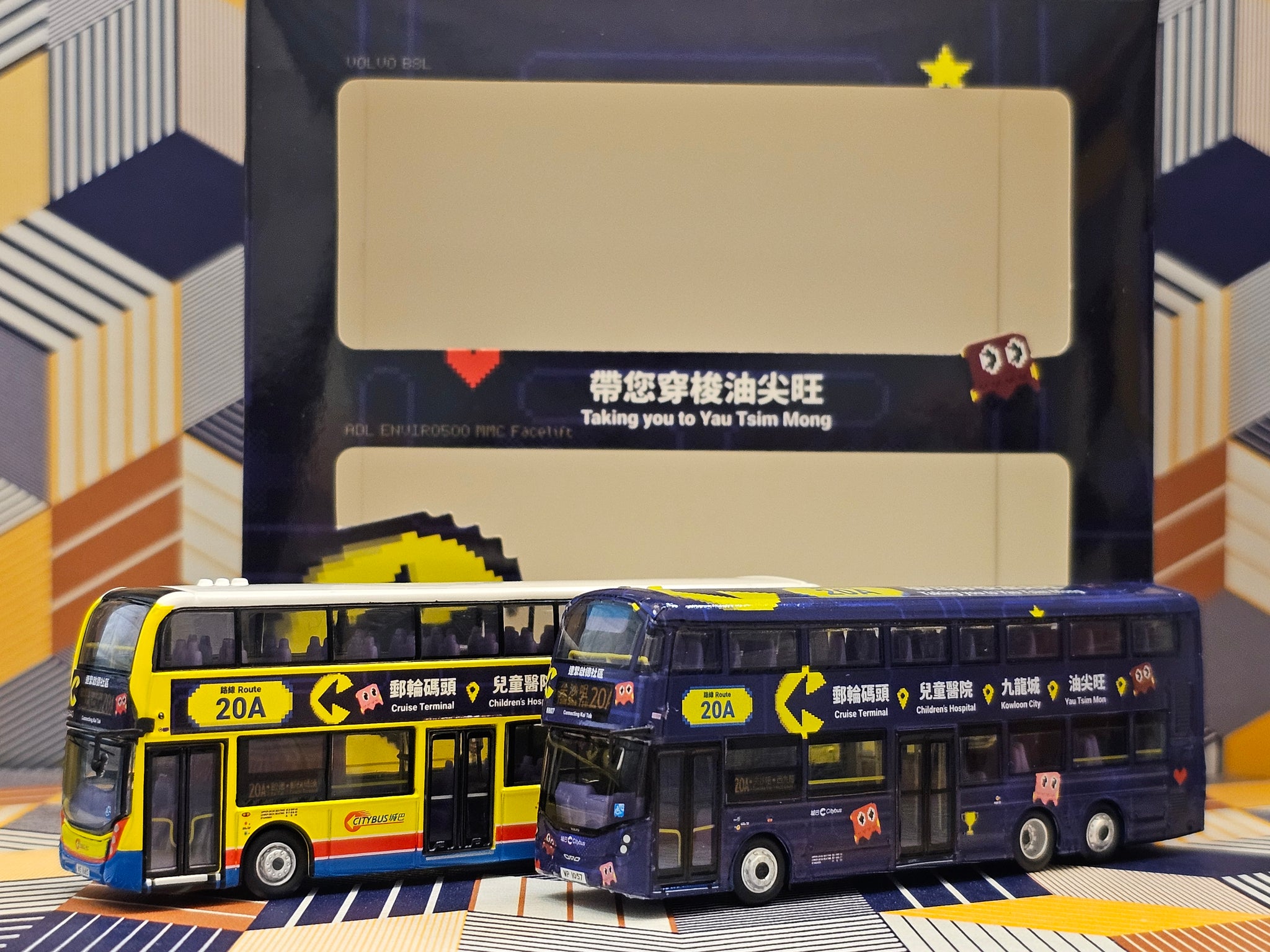 1/120 Model 1 Citybus Volvo B8L+Dennis Enviro Facelift 8807/6443