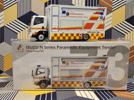 1/76 Tiny 73 ISUZU N Series paramedic Equipment Tender
