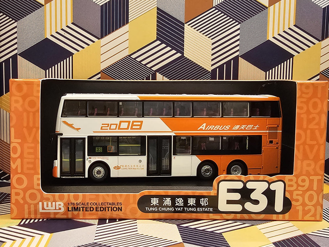 LWB Volvo B9TL Enviro 500 12m 708 Route:E31