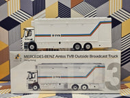 1/76 Tiny 123 Mercedes Benz Antos TVB Outside Broadcast Truck