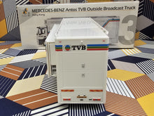 Load image into Gallery viewer, 1/76 Tiny 123 Mercedes Benz Antos TVB Outside Broadcast Truck
