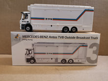 Load image into Gallery viewer, 1/76 Tiny 123 Mercedes Benz Antos TVB Outside Broadcast Truck
