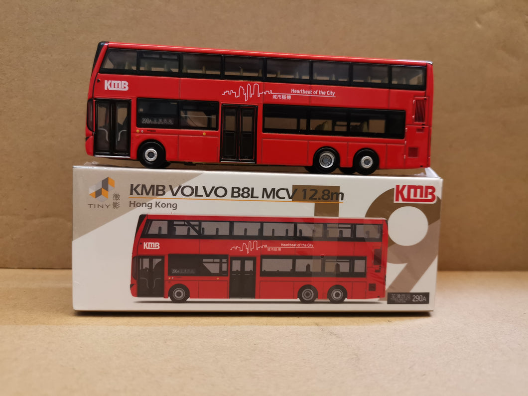 1/110 Tiny KMB19 KMB Volvo B8L MCV 12.8m V6X2 Route:290A